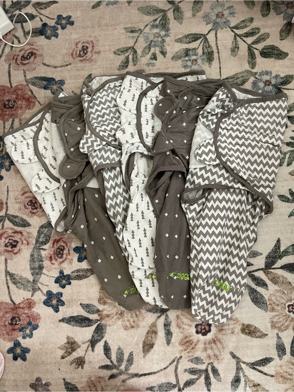 Ziggy Baby Swaddle Wraps- Set of 5